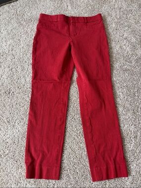 Banana Republic Red Straight-Leg Women's Jeans